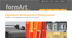 Desktop Screenshot of formart.biz