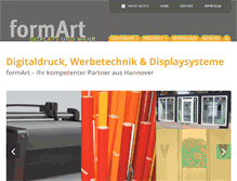 Tablet Screenshot of formart.biz
